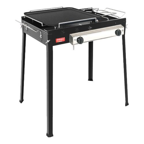 Ferraboli Barbecue GPL e Metano Plancha Gas Combinato con piastra Nero 42