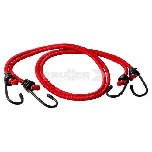 Brunner Coppia corde elastiche con ganci metallo Stretch (100x1 cm) Assortito 0902017C