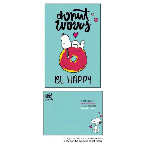 Marpimar Biglietto auguri Compleanno PEANUTS (11,8x16,8 cm) PEB12