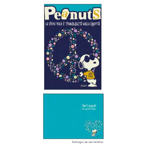 Marpimar Biglietto auguri Generico PEANUTS (11,8x16,8 cm) PEB24