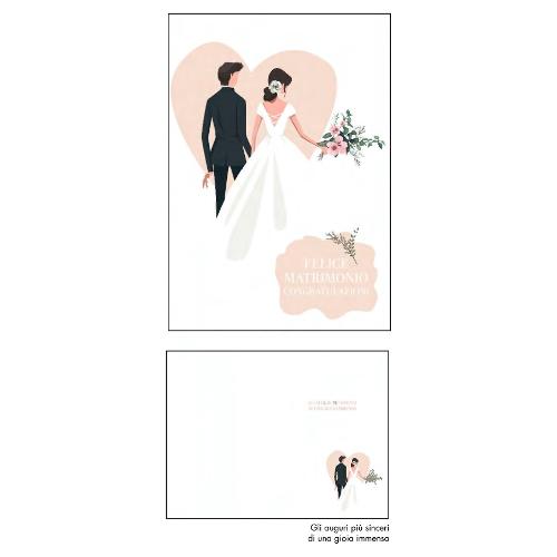 Marpimar Biglietto auguri Matrimonio LOVE (11,8x16,8 cm) LOC71