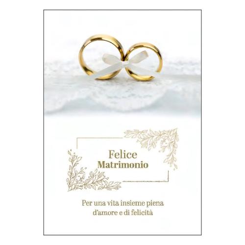 Biglietto auguri Matrimonio LOVE 11,8 x 16,8 cm LOC77