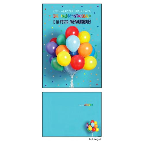 Marpimar Biglietto auguri Compleanno LOVE (11,8x16,8 cm) LOC21