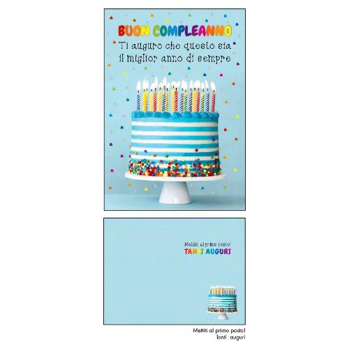 Marpimar Biglietto auguri Compleanno LOVE (11,8x16,8 cm) LOC17