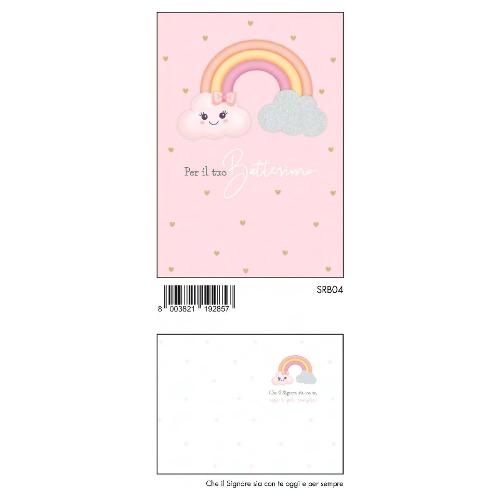 Marpimar Biglietto auguri battesimo (11,8x16,8cm) SPRING SRB04