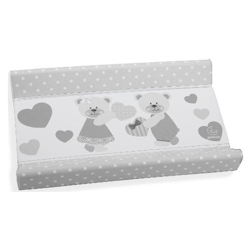 Italbaby Materassino fasciatoio morbido con tasca (81x49x10cm) DOLCI COCCOLE Grey 050 6010 01