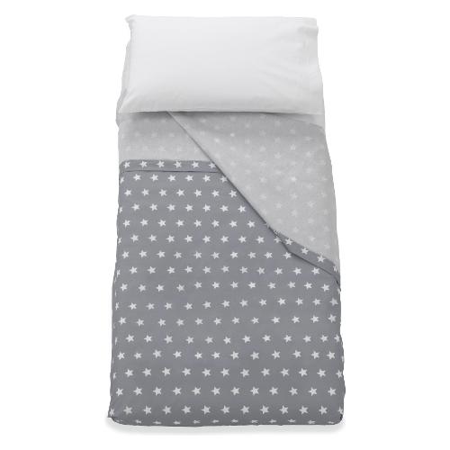 Italbaby Set lenzuola lettino completo 3 pz STARLETTE Grey 020 1008 005