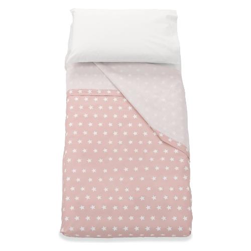 Italbaby Set lenzuola lettino completo 3 pz STARLETTE Rosa 020 1008 001