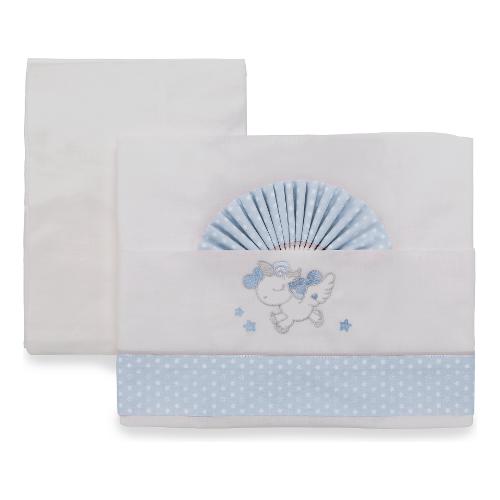 Italbaby Set lenzuola lettino completo 3 pz UNICORN Azzurro 015 2010 0502