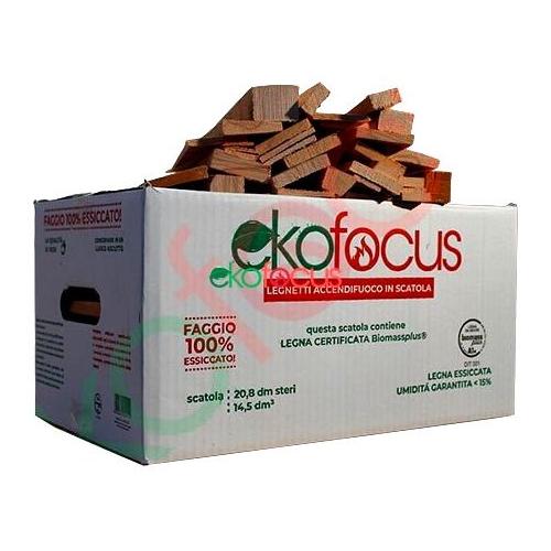 Accendifuoco EKOFOCUS Legnetti scatola 4,0 kg