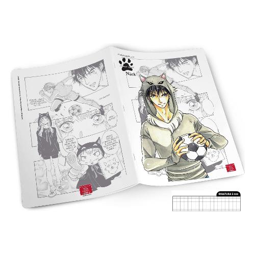 Pigna Quaderno quadretti 5 mm A4 ANIMAL SPIRIT assortito 02326030Q