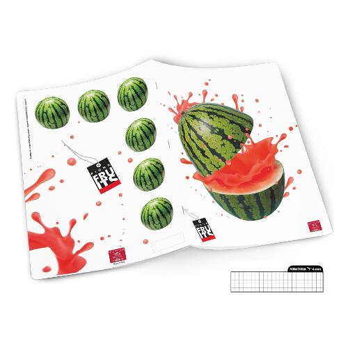 Quaderno quadretti 4,0 mm A4 FRUITS assortito 02325954M