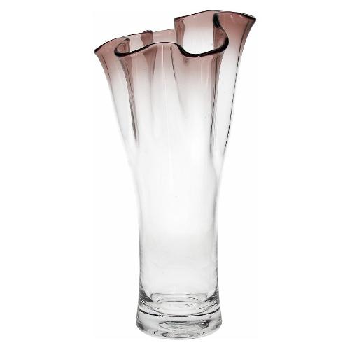 Andrea Fontebasso Vaso Vetro (16x32cm) Sfumato BIZARRE Bordeaux GD5VC582810