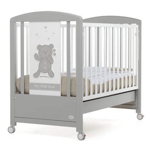 Foppapedretti Lettino infanzia MY LITTLE LOVE (131x73x103cm) Grigio 9900176412