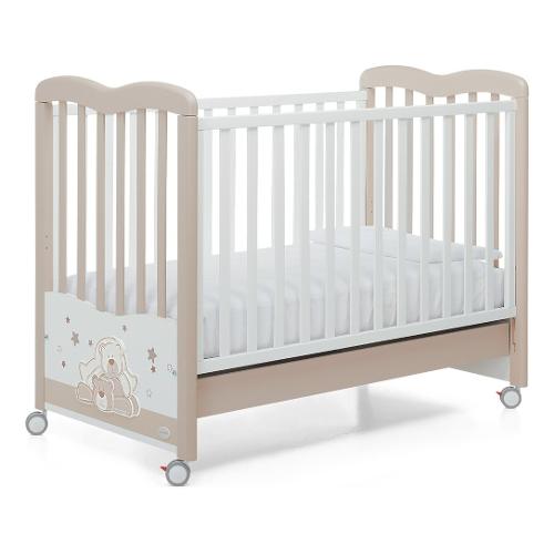 Foppapedretti Lettino infanzia DOLCESTELLA (131x73x103cm) Tortora 9900180633