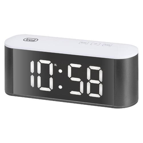 Trevi Sveglia Ec 883 Bl Snooze White e Black QS0088301