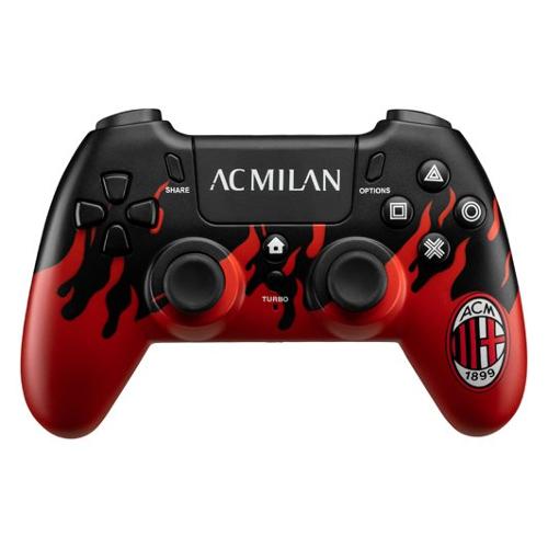 Gamepad PLAYSTATION 4 Ac Milan Flames Wireless Rosso e Nero ACP40179