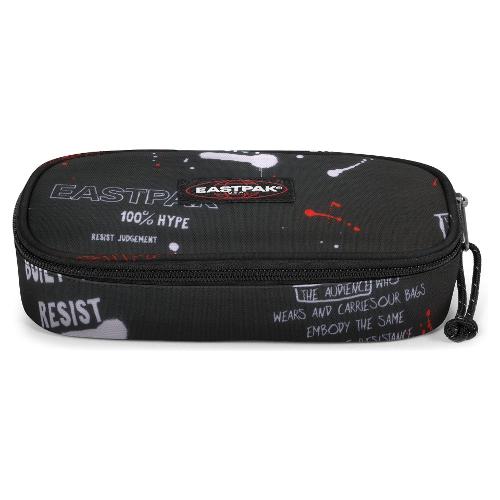 Eastpak Astuccio con portapenne OVAL Tags black EK0007172E7