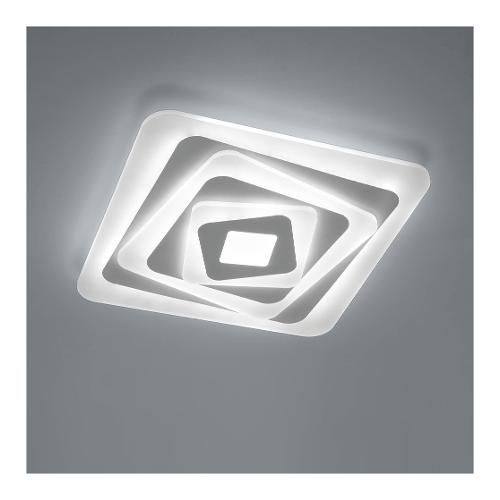 Vivida International Plafoniera CLEO L Bianco (50x5,5x50cm) LMS29 21 BI 1 luce - LED - Max 48W