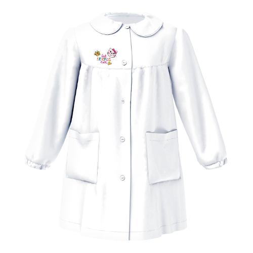 Siggi Grembiule bambina taglia 5 anni CAT Bianco 40GR4009