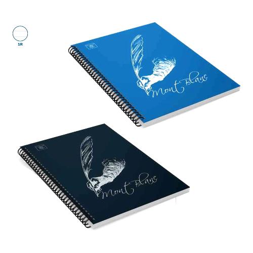 Pigna Quaderno con spirale 1R (1 rigo) A4 MONTBLANC assortito 02306881R