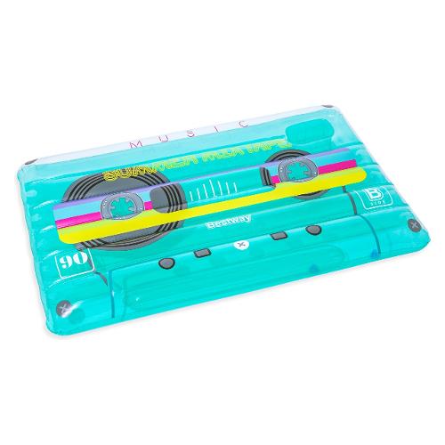 Bestway Materassino gonfiabile Musicassetta Retrò Verde (216x117 cm) 43649