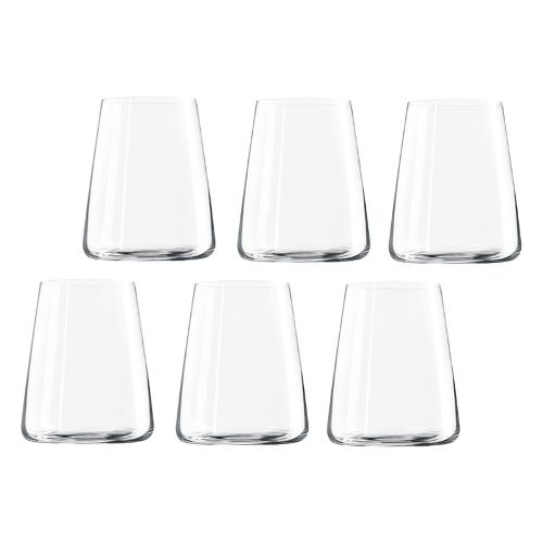 Set bicchieri Whisky 6pz ALKEMIST Trasparente 8,7 x 10,3 cm 350ml