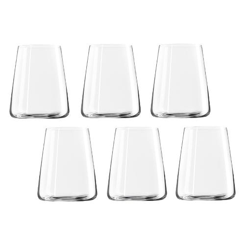 Cve Set bicchieri Dof 6 pz (510ml) POWER Trasparente 1590022
