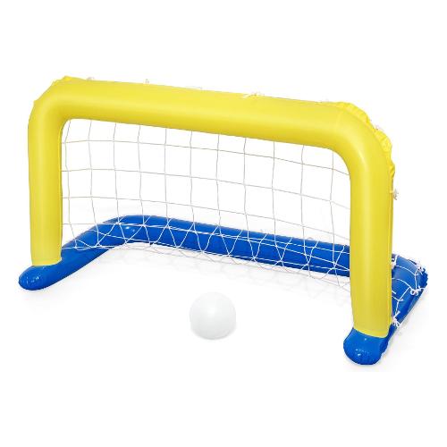 Bestway Porta calcio Galleggiante con palla (130x60x72cm) Giallo e Blu 52123 3