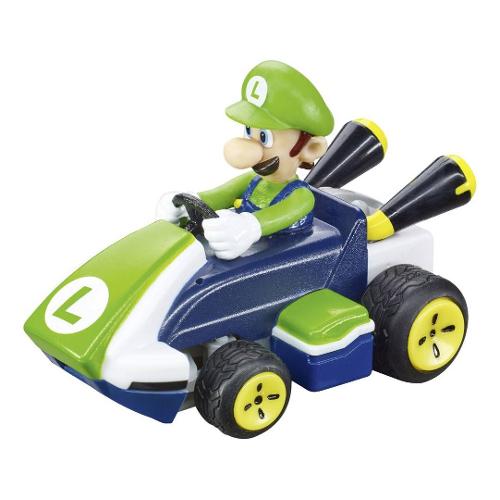 Carrera Toys Radiocomando Mini Luigi 2,4 GHz scala 1:50 (4,5cm) MARIO KART 370430003P