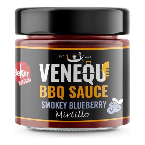 Venequ Salsa barbecue Smokey Blueberry Mirtillo 200 gr VNQ200T04