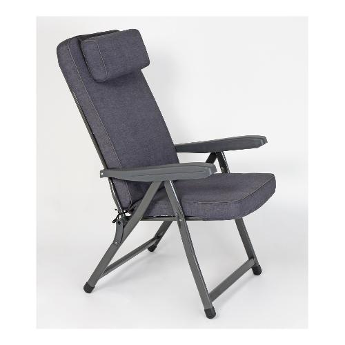 Metal F.A.R. Sedia sdraio PARADISO Grigio scuro 8715 11 PAR69N