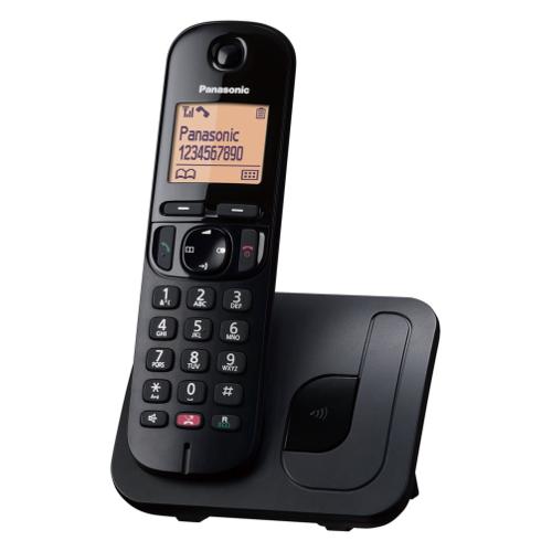 Panasonic Cordless Singolo Dect Black KX TGC250JTB