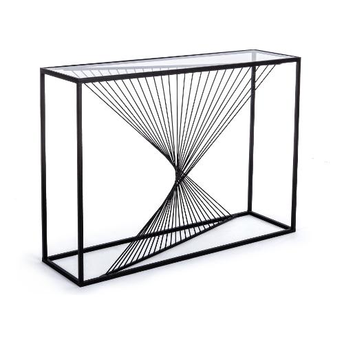 Bizzotto ESPIRAL Consolle Nero (105cm)