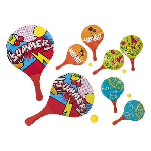 Globo Set racchette Beach Tennis con palla W’TOY Assortito 41195
