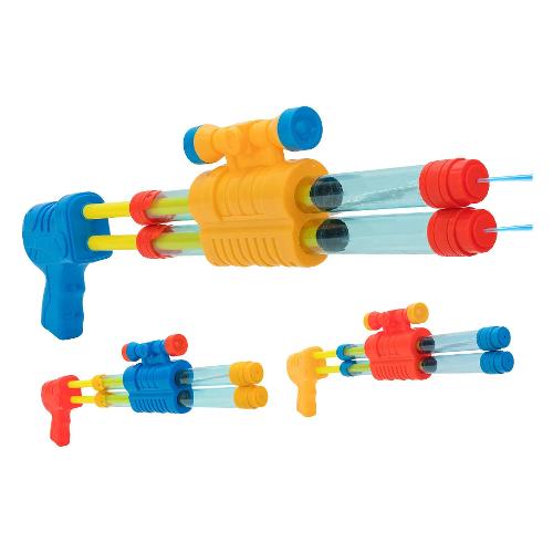 Globo Fucile ad acqua con pompa doppia canna (46,8cm) W’TOY Assortito 41901