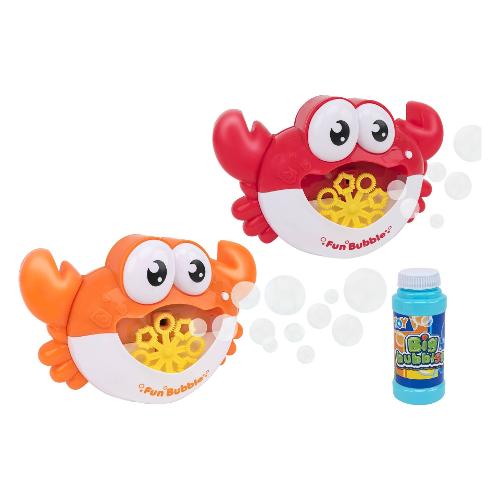 Globo Granchio Sparabolle con Luce e Suoni (95ml) BIG BUBBLES Assortito 40769