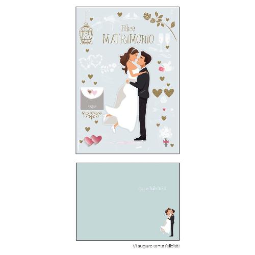 Marpimar Biglietto auguri Matrimonio (11,8x16,8 cm) TSC40