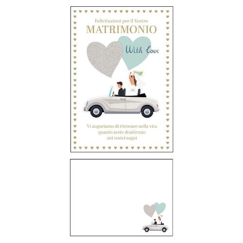 Marpimar Biglietto auguri Matrimonio (11,8x16,8 cm) TSC39