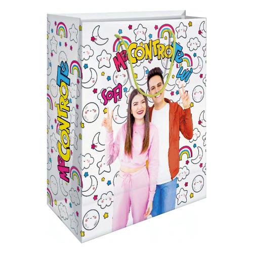 Marpimar Shopper regalo (26x12x32 cm) ME CONTRO TE Multicolor MCTSB02