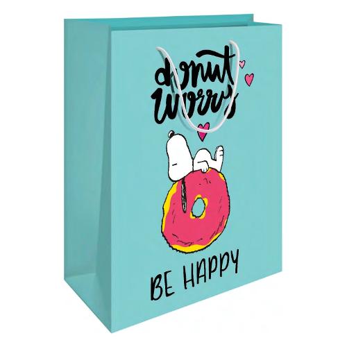 Marpimar Shopper regalo (31,5x12x45 cm) SNOOPY Verde PESB03