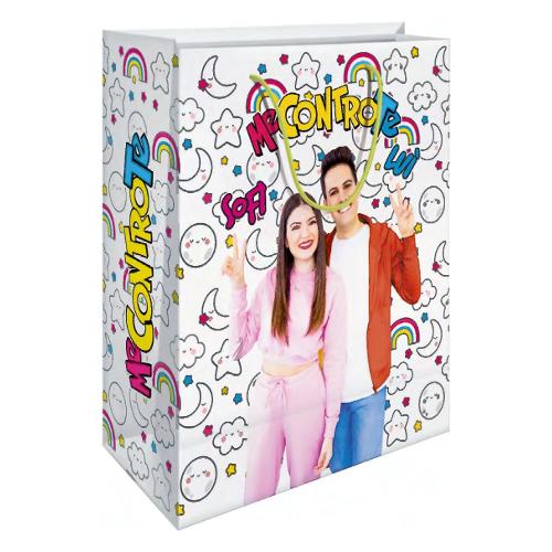 Marpimar Shopper regalo (18,5x10x23 cm) ME CONTRO TE Multicolor MCTSB03
