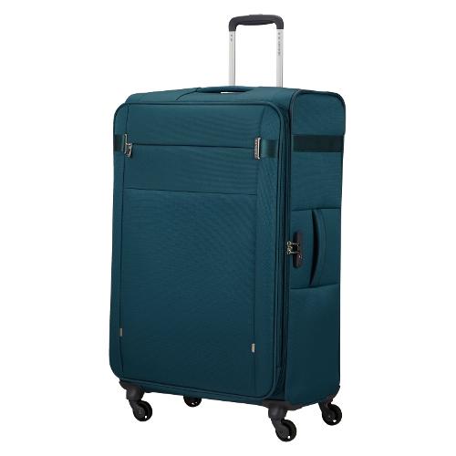Samsonite Trolley morbido espandibile 4 ruote (47x30x78 cm) CITYBEAT petrol blue 128832 1696