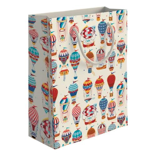 Marpimar Shopper regalo (18,5x10x23 cm) Mongolfiera Multicolor PLC99