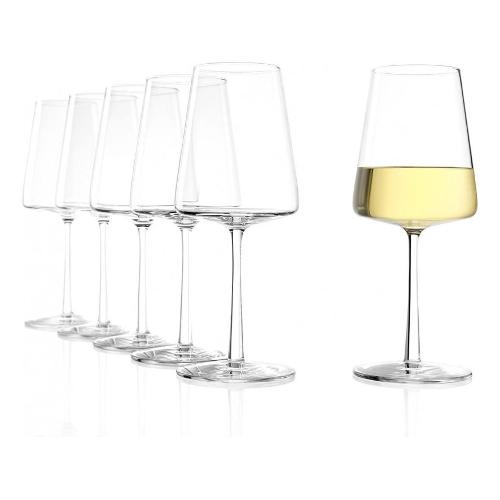 Cve Set calici Vino bianco 6 pz (400ml) POWER Trasparente