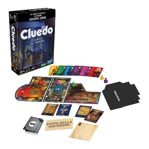 Hasbro Furto Al Museo gioco in Italiano GAMING CLUEDO ESCAPE F61091030