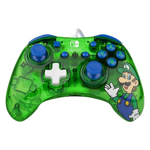 Pdp Gamepad SWITCH Luigi Rock Candy Wired Green e Blue 500 181 LUI