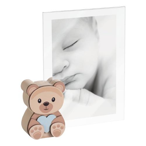 Portafoto per 1 foto 13x18 cm KIDS TEDDY Azzurro 2IFA1746