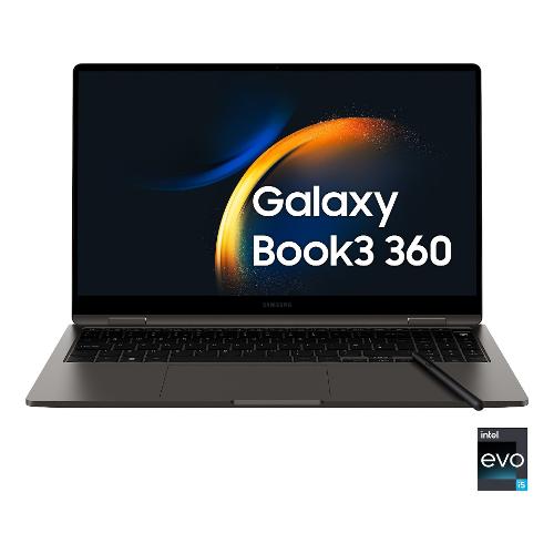 Samsung 2 in 1 Notebook 15,6" GALAXY BOOK3 360 Intel Core i5 8GB 512GB Graphite NP750QFG KA2IT