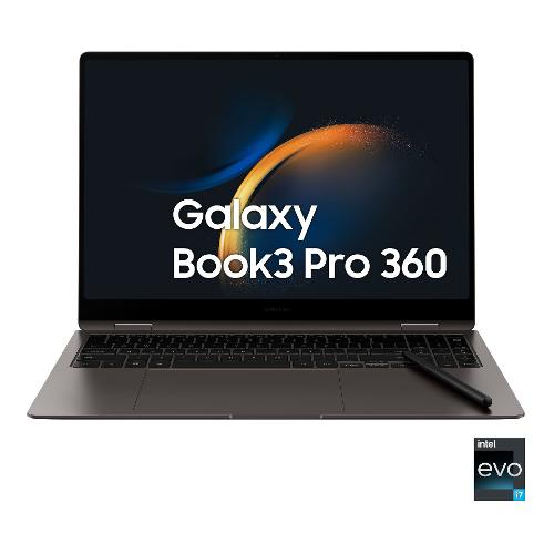 Samsung 2 in 1 Notebook 16" GALAXY BOOK3 PRO 360 ( Intel Core i7 16GB 512GB ) Graphite NP960QFG KA3IT
